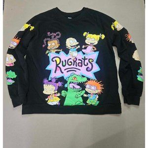 Nickelodeon Rugrats Juniors Pullover Sweatshirt Sz M 7-9